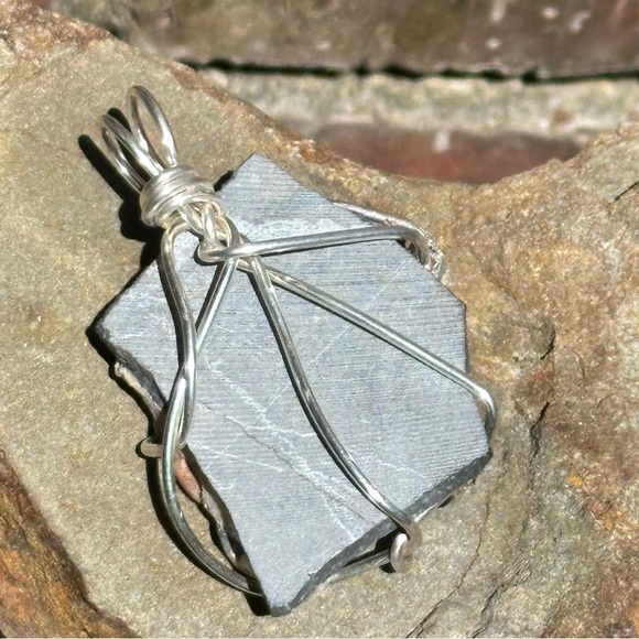 Necklace Pendant, Handmade assemblage Wire Wrapped, real stones Resin Set 4300 G - Picture 3 of 7